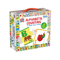 Briarpatch Eric Carle Alphabet & Counting 2-Sided Floor Jigsaw Puzzle (UNI33835)