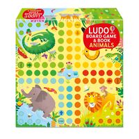 Usborne Ludo Animals Board Game & Book 2-4 Players (USB310116)