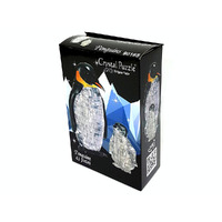 3D Penguins Miniature Model Crystal Jigsaw Puzzle 43 Pieces (VEN901655)