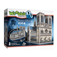 Wrebbit Notre Dame 3D Puzzles 830 Pieces (WRE020209)