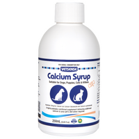 Vetsense Calcium Syrup Nutritional Supplement for Dogs & Cats 250ml