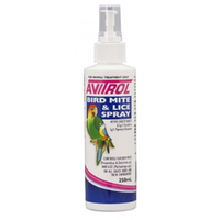 Avitrol Feathered Caged Pet Bird Mite & Lice Spray 250ml 