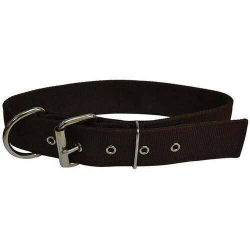 Prestige Pet Wide Nylon Adjustable Dog Collar Brown 66cm