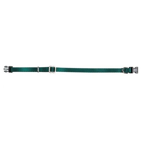 Prestige Pet 3/8 Inch Adjustable Nylon Puppy Collar Hunter Green 23-36cm