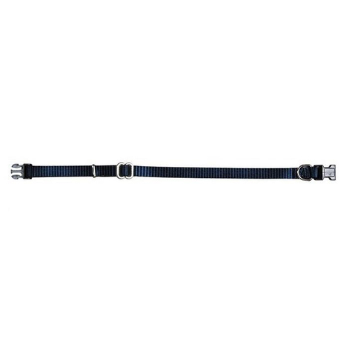 Prestige Pet 3/8 Inch Adjustable Nylon Puppy Collar Navy 23-36cm