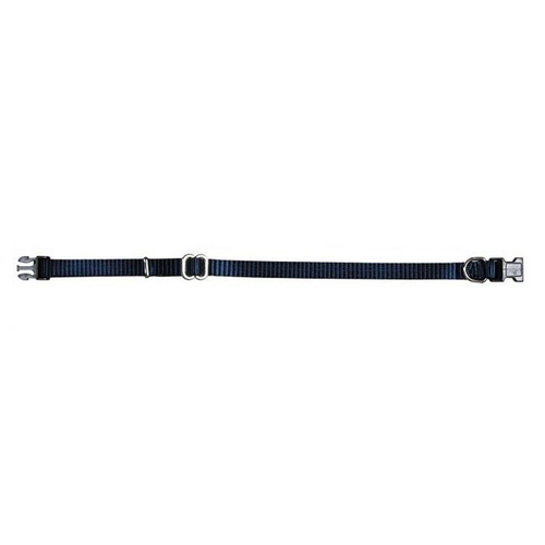 Prestige Pet 1 Inch Adjustable Nylon Dog Collar Navy 41-71cm