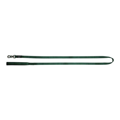 Prestige Pet Soft Padded Dog Leash Hunter Green 3/4 Inch x 183cm