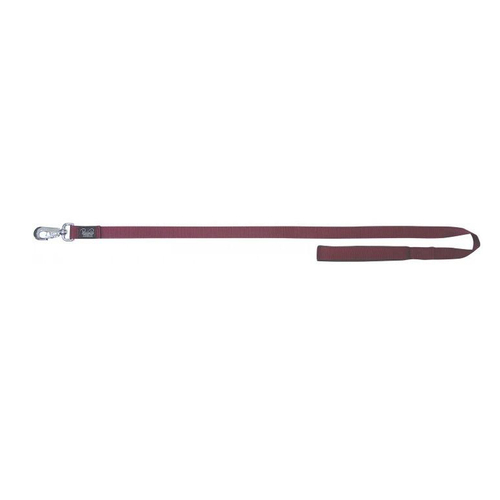 Prestige Pet Soft Padded Dog Leash Burgundy 1 Inch x 122cm