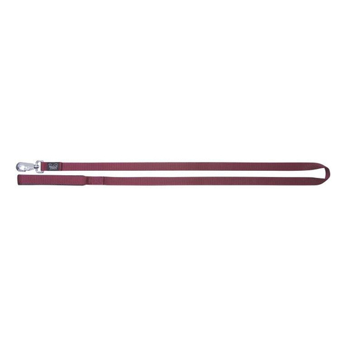 Prestige Pet Soft Padded Dog Leash Burgundy 1 Inch x 183cm