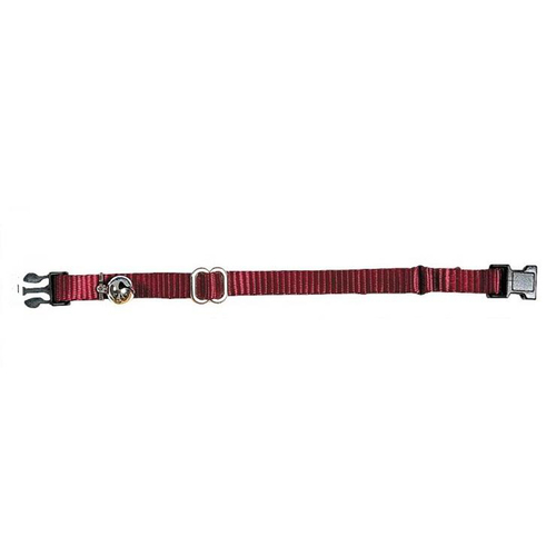 Prestige Pet 3/8 Inch Adjustable Cat Collar Burgundy 13-25cm