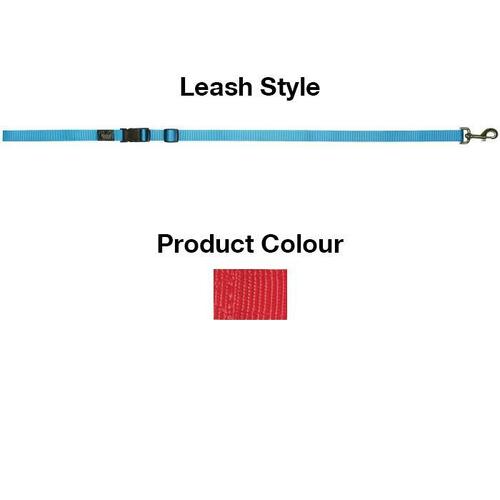 Prestige Pet 1 Inch Adjustable Dog & Cat Leash Red 91-168cm