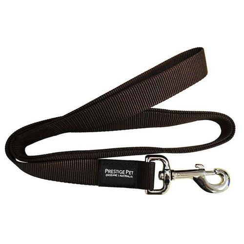 Prestige Pet Single Ply Dog Leash Brown 1 Inch x 183cm