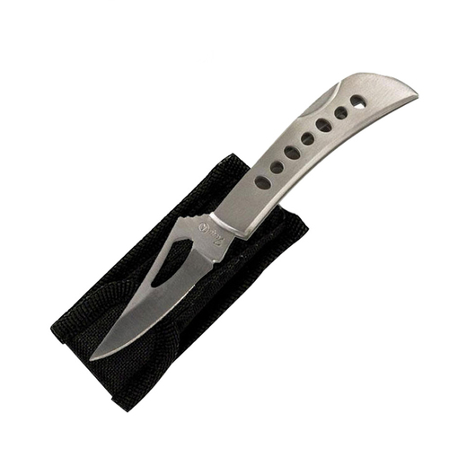 Fury Stainless Lockback Knife w/ Sheath 75mm Closed Length (29748)