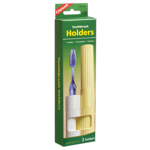 COGHLANS TOOTHBRUSH HOLDERS - PACK OF 2 -  SANITARY HOLDER (COG 657)