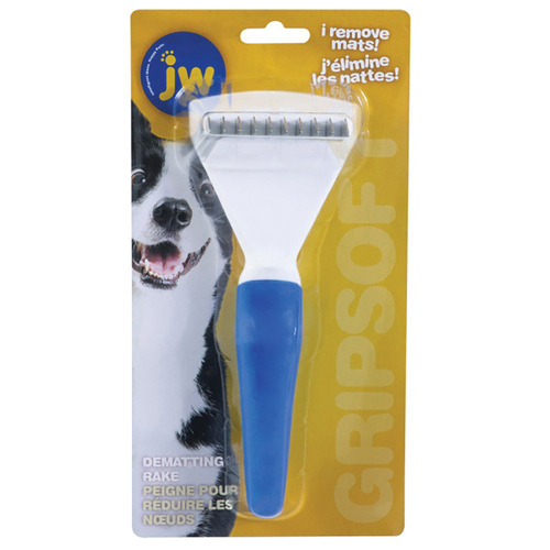 Gripsoft Dematting Rake Pet Grooming Tool for Dogs 20 x 7.5cm