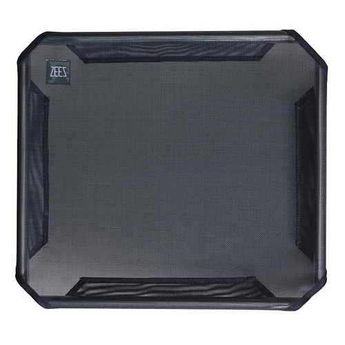 Zeez Platinum Elevated Dog Bed Replacement Cover Black Small