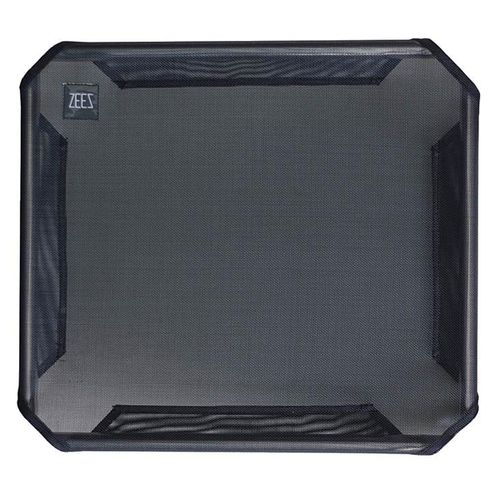 Zeez Platinum Elevated Dog Bed Replacement Cover Black Large