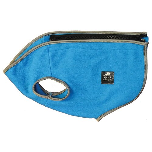 Zeez Cozy Fleece Indoor & Outdoor Dog Vest Arctic Blue S1 19cm