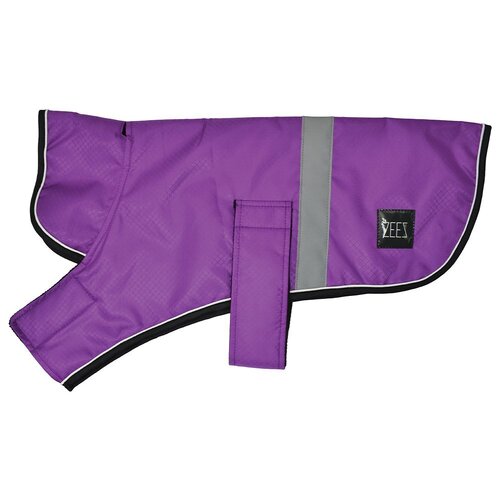 Zeez Dapper Waterproof Dog Coat Royal Purple 19cm Size 8