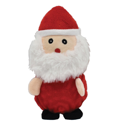 Snuggle Pals Christmas Santa w/ Squeaky Ball Interactive Dog Toy 17cm