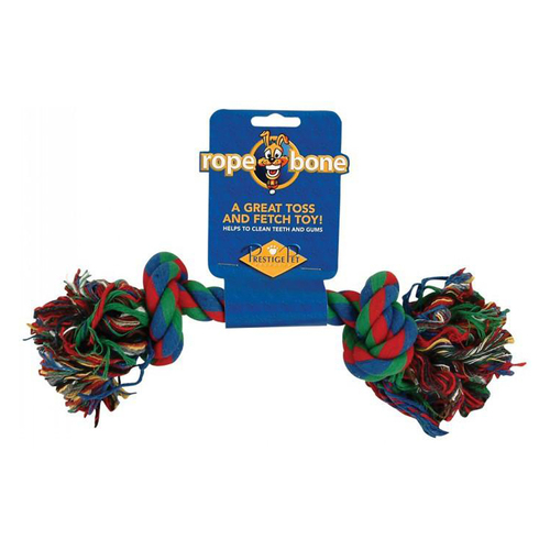 Prestige Pet Rope Bone Dog Chew Toy Medium 19mm x 16cm