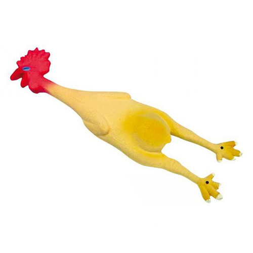 Prestige Pet Squeaky Latex Chicken Dog Squeaker Toy 45cm