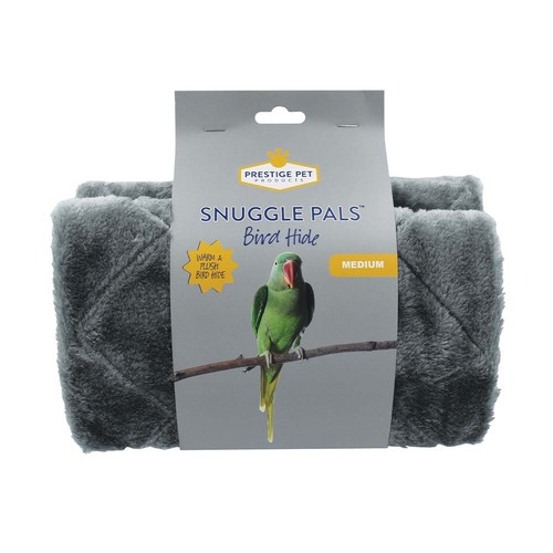 Prestige Pet Snuggle Pals Cosy Tent Bird Hide Grey Medium