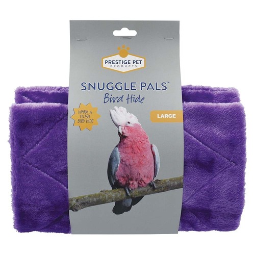 Prestige Pet Snuggle Pals Cosy Tent Bird Hide Purple Large