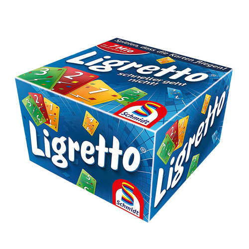 Schmidt Ligretto Fast-Moving Card Game Up to 12 Players Blue (AAB011079)