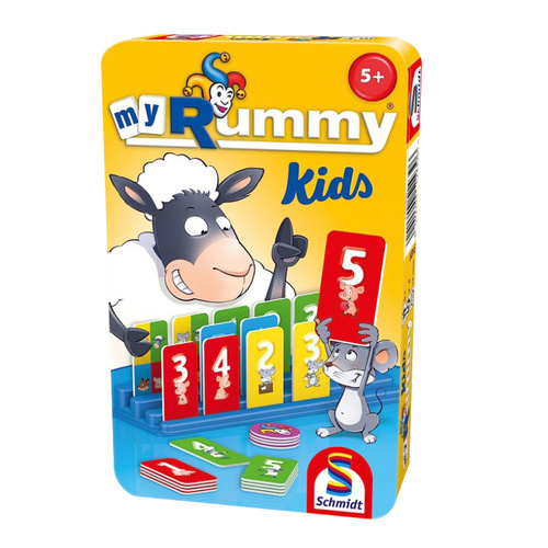 Schmidt My Rummy Kids Card Game 2-4 Players Ages 5+ (AAB514396)