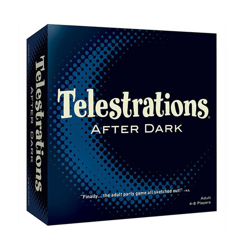 Telestrations After Dark Adult Party Game 4-8 Players Ages 18+ (AAC046642)