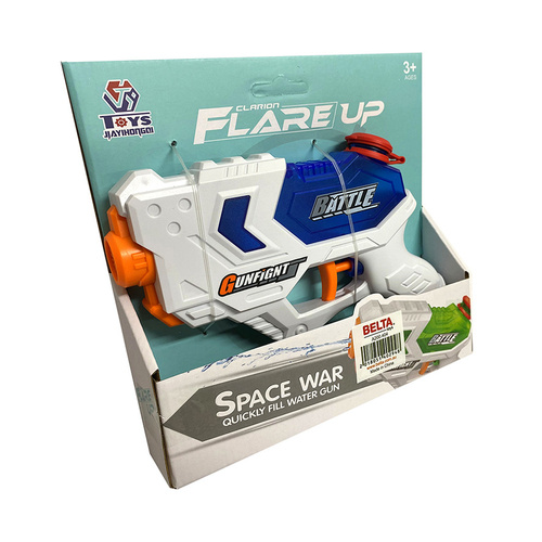 Belta Flare Up Space War Quickly Fill Water Gun for Ages 3+ (AAC402948)