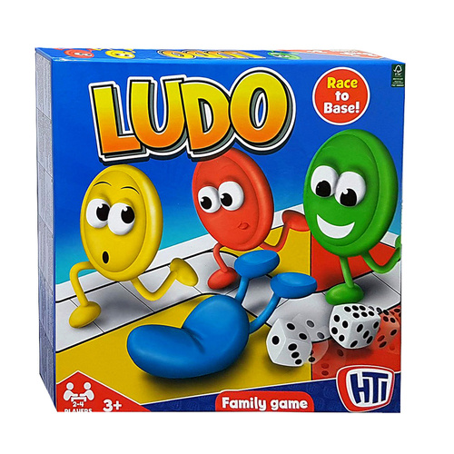 HTI Ludo Race Family Board Game 2-4 Players Ages 3+ (AAC432616)