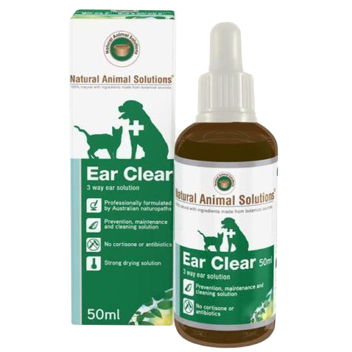 NAS Ear Clear Animal Ear Wash 50ml 