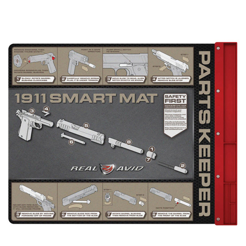 Real Avid 1911 Oil Resistant Gun Cleaning Mat w/ Magnetic Parts Tray (AV-1911SM)