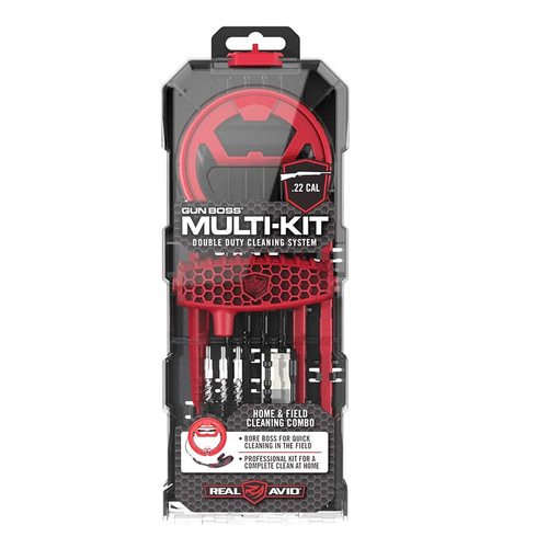 Real Avid Gun Boss Multi Kit Double Duty Cleaning System .22 Cal (AV-GBMK22)