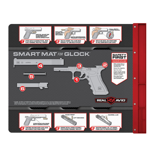 Real Avid Glock Smart Mat Gun Cleaning Mat Slip-Resistant Backing (AV-GLOCKSM)