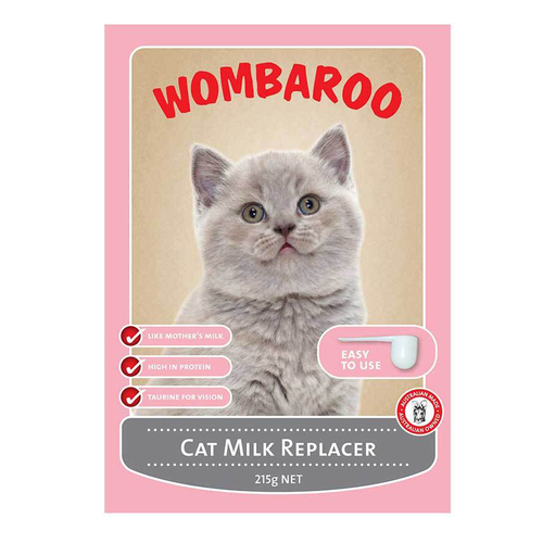 Wombaro Orphaned Cat Milk Replacer 215g