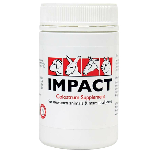 Wombaroo Impact Colostrum Supplement for Mammals Marsupials 100g 