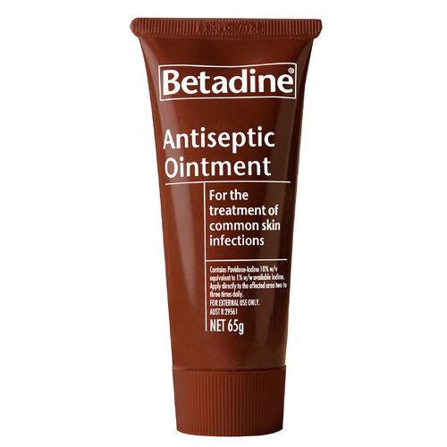 Betadine Antiseptic Ointment Treatment for Minor Infection 65g 