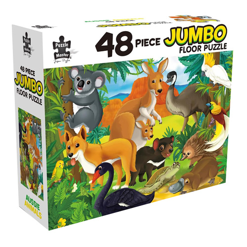 Puzzle Master Aussie Animals Jumbo Floor Jigsaw Puzzle 48 Pieces (BMS013114)