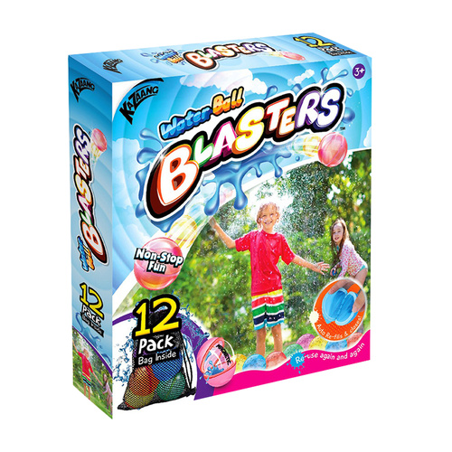 Kazaang Water Ball Blasters Fun Outdoor Game 12 Pack (BMS013893)