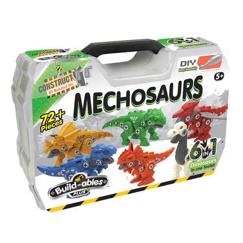 Construct It Build-ables Plus 6-in-1 Mechosaurs 72+ Pieces (BMS016641)