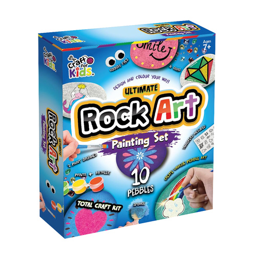 Craft for Kids Ultimate Rock Art Painting Set for Ages 7+ (BMS01701)