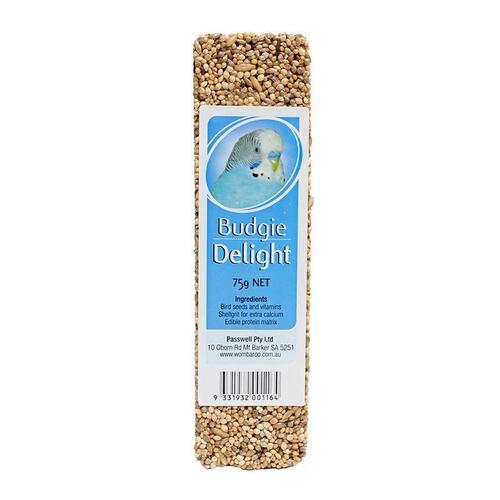 Passwell Avian Delight Bird Seed Treat Bar Budgie 75g 