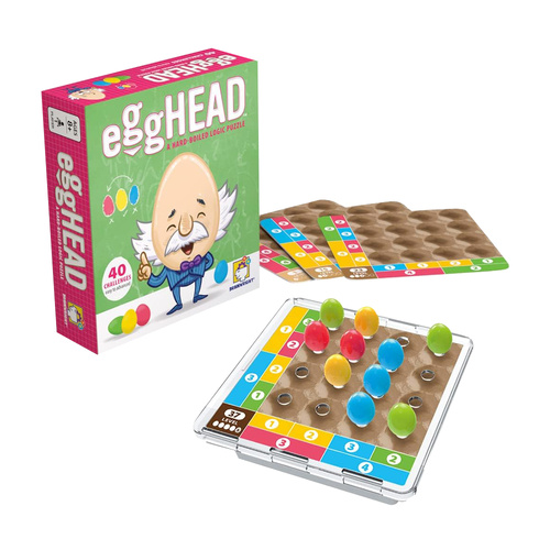 Brainwright Egghead A Hard-Boiled Logic Puzzle for Ages 8+ (BRA8318)