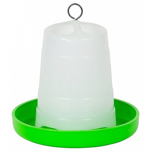 Avione Poultry Green & White Plastic Feeder 1.5kg