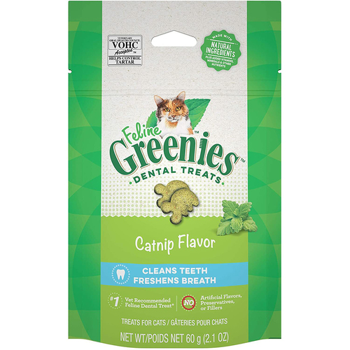 Greenies Cat Dental Treats Catnip Flavour 60g x 10 Pack