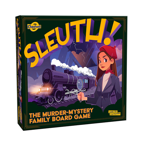 Cheatwell Sleuth Murder Mystery Board Game 2-6 Players Ages 10+ (CHE51017)