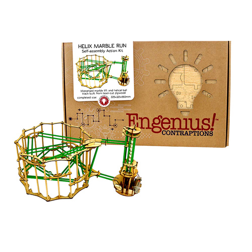 Cheatwell Engenius Contraptions Helix Marble Run Self-Assembly Kit (CHE81038)